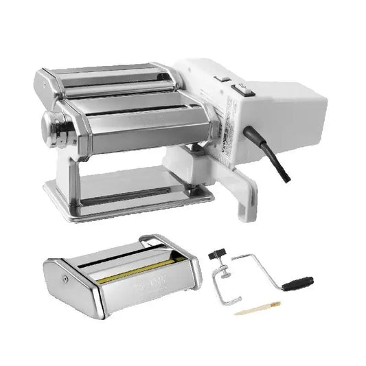 Electric Fresh Pasta Maker Machine Stainless Steel Noodle Rollers Cutter Slicer for Cutting Home Appliance