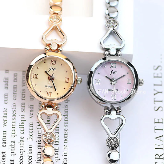 Luxury Women's Watches Simple Quartz Wristwatches Small Dial Watches Bracelet