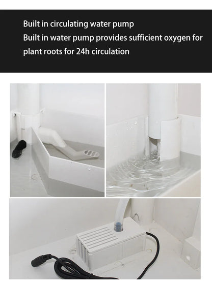Greenhouse Soilless Hydroponic System Equipment Indoor Vegetable Flower Pot Vegetable Planting Balcony Modular Vertical Garden