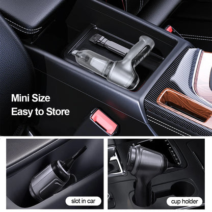 Car Vacuum Cleaner 95000PA Wireless Portable Vacuum Cleaner For Car Home Strong Suction Handheld 2 in 1 Vacuum Cleaner Blower