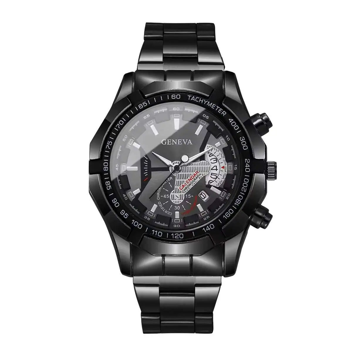 Stunnig Men Watches Fashion Large Dial Calendar Quartz Watch