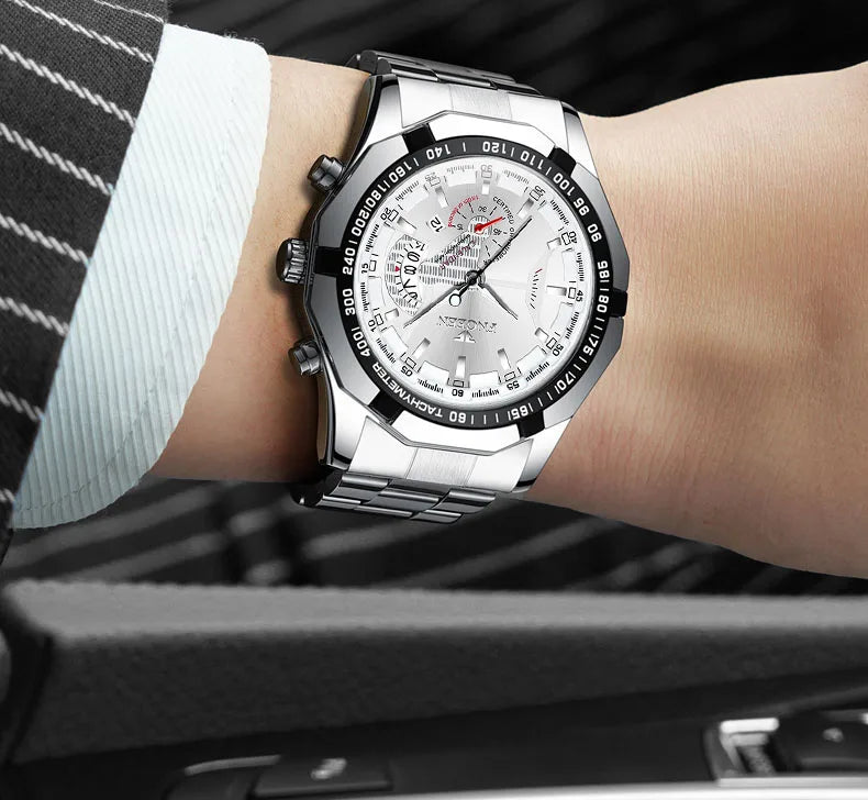 2024 Luxury Men's Watch  Quartz Sports Chronograph