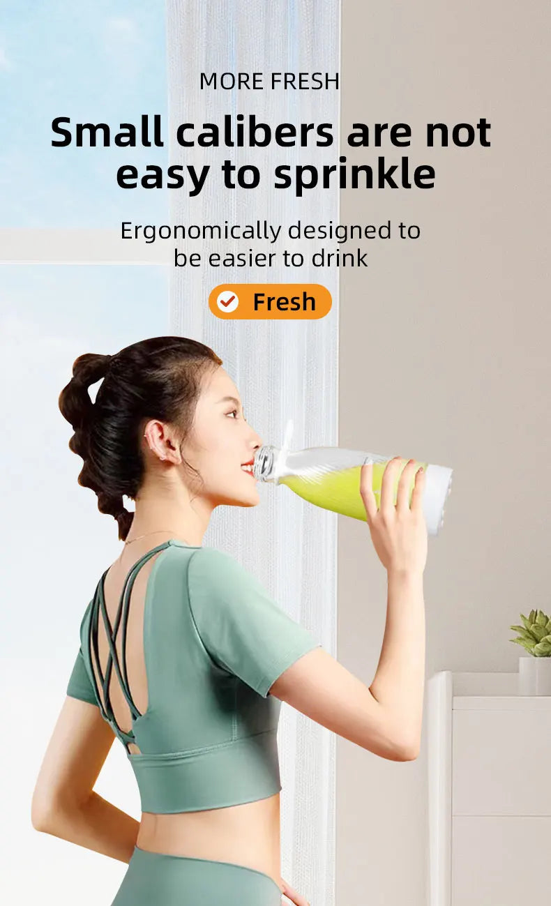 Portable Electric Juicer Cup 6 Blades Blender Milkshake Machine USB Fruit Milk Mixing Tool Mini Fresh Juice Blender Sport Bottle