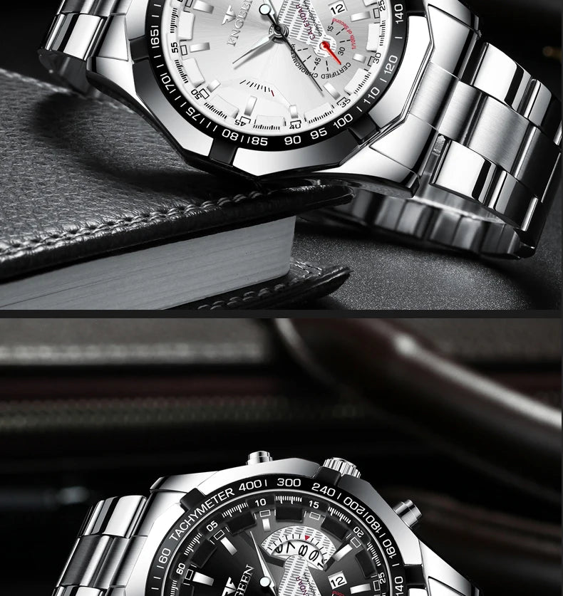 2024 Luxury Men's Watch  Quartz Sports Chronograph