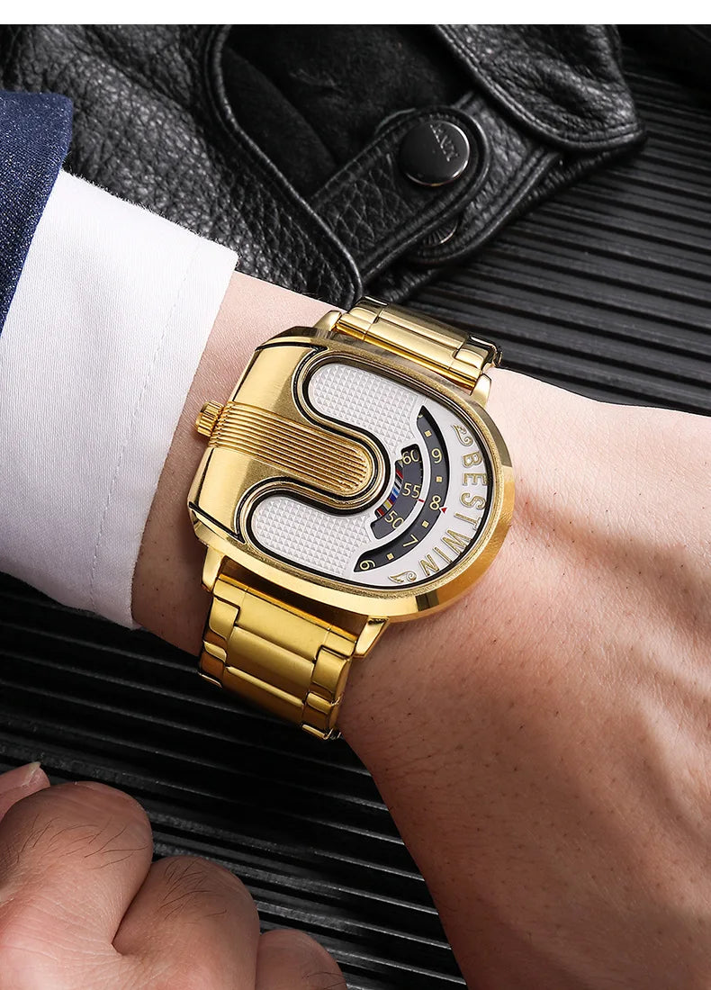 Men's Quartz Unique Design Watch