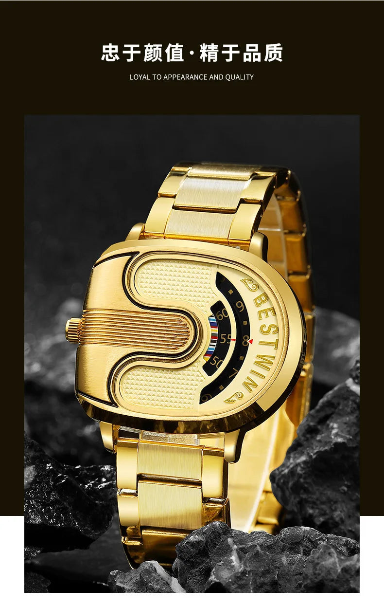 Men's Quartz Unique Design Watch