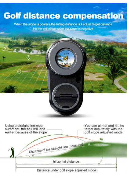 Nohawk 600M 1000Y Golf Laser Rangefinder for Hunting Range Finder With Slope Compensation for Golfer Monoculars Distance Meter