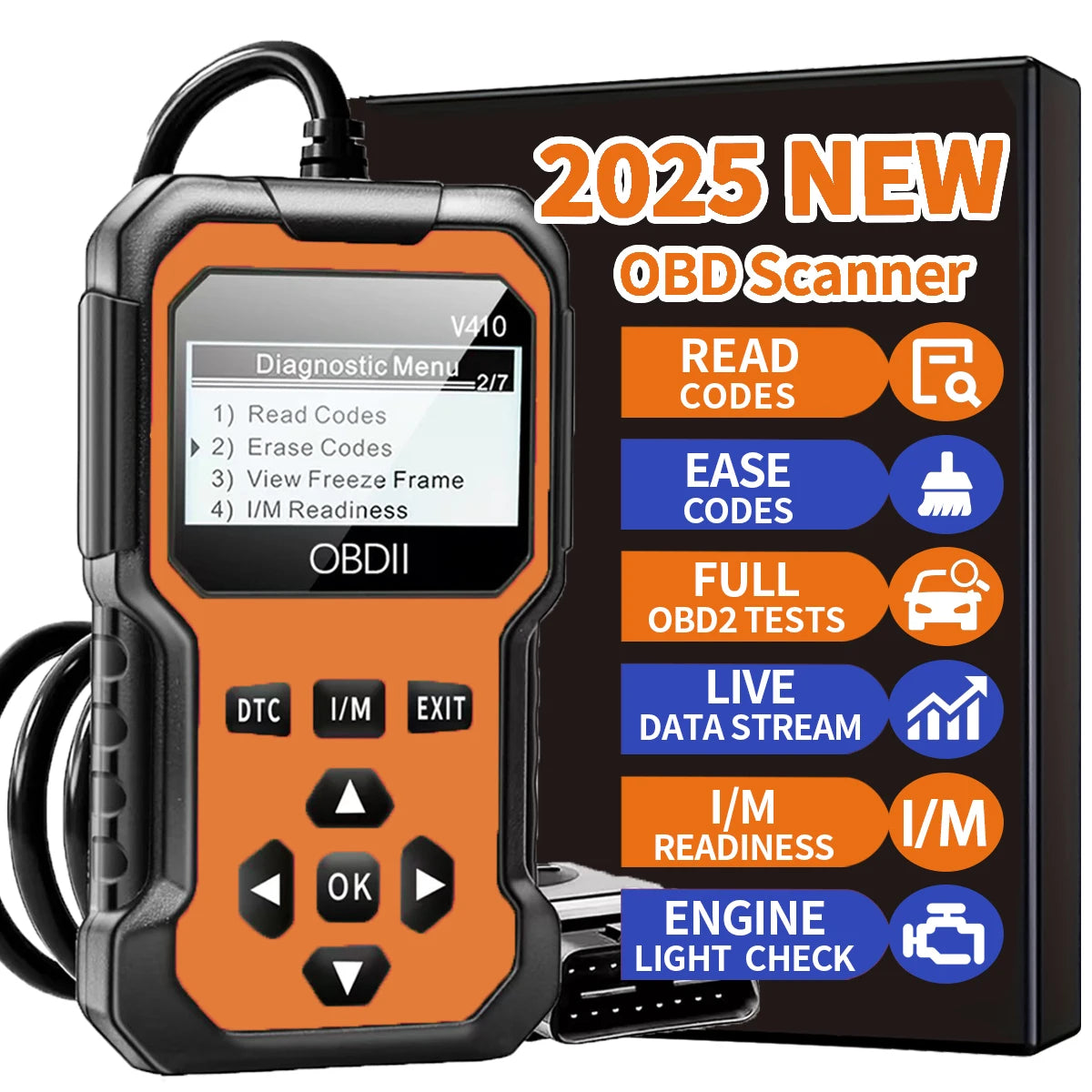 Car OBD Scanner Diagnostic Tool Code Reader