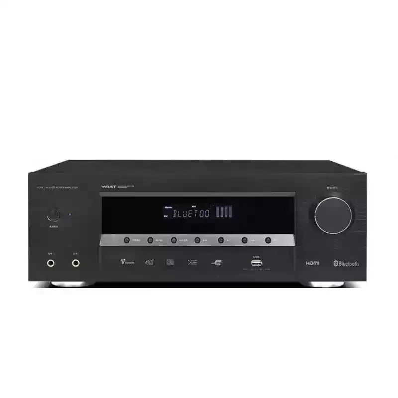 5.1 Channel Home Theater High Power Supports Fiber Coax TV Dual Microphone Bluetooth 5.0 HDMI 4K USB Karaoke Audio Amplifier