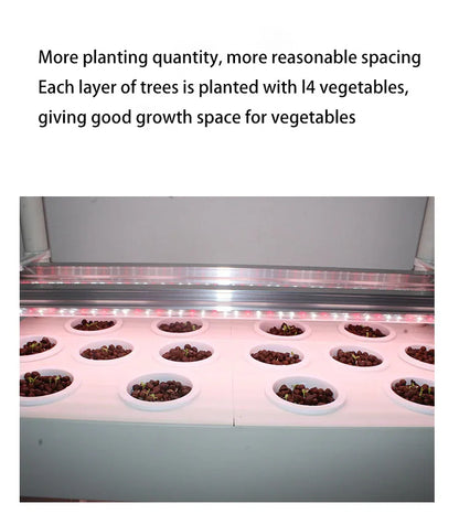 Greenhouse Soilless Hydroponic System Equipment Indoor Vegetable Flower Pot Vegetable Planting Balcony Modular Vertical Garden