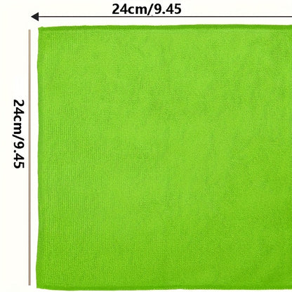 Microfiber Cleaning Cloth Pack - Multipurpose Towel for Home & Kitchen Use, Durable & Absorbent, Ideal for Living Room, Bedroom, Bathroom & Furniture, Effortlessly Removes Stains & Grease, Essential Cleaning Supplies Christma