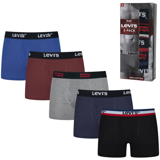 Levi's 5 Pack Boxer Briefs
