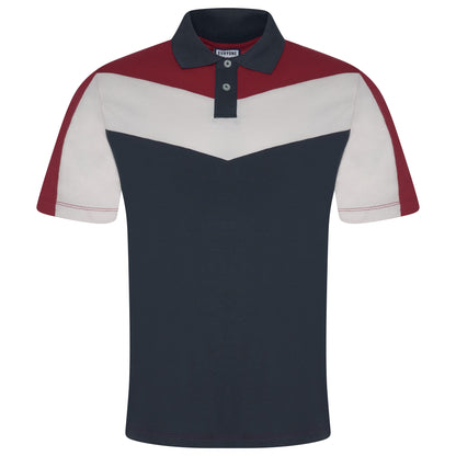 Evryone Contrast Stripe Polo Shirt