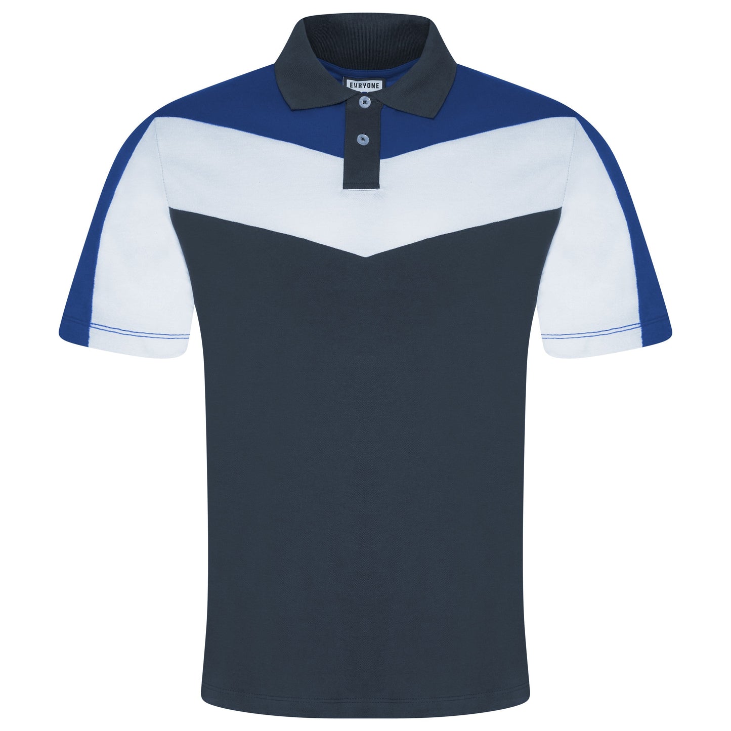 Evryone Contrast Stripe Polo Shirt