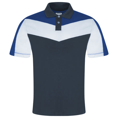 Evryone Contrast Stripe Polo Shirt