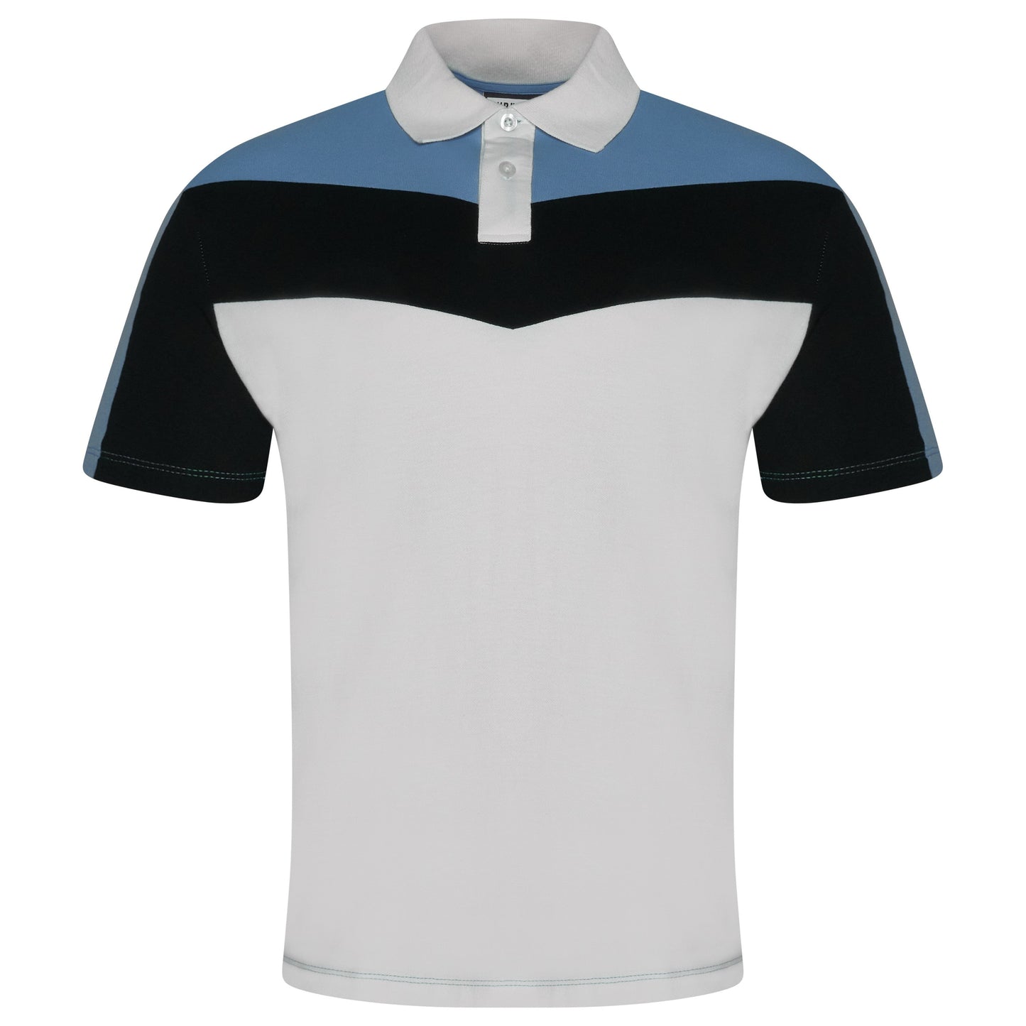 Evryone Contrast Stripe Polo Shirt