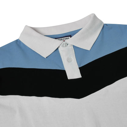 Evryone Contrast Stripe Polo Shirt