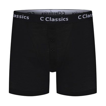C Classics 3 Pack Button Fly Boxer Shorts