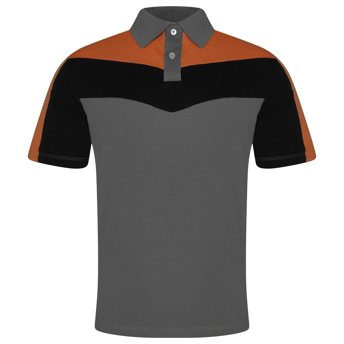 Evryone Contrast Stripe Polo Shirt