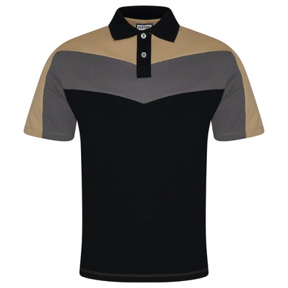 Evryone Contrast Stripe Polo Shirt